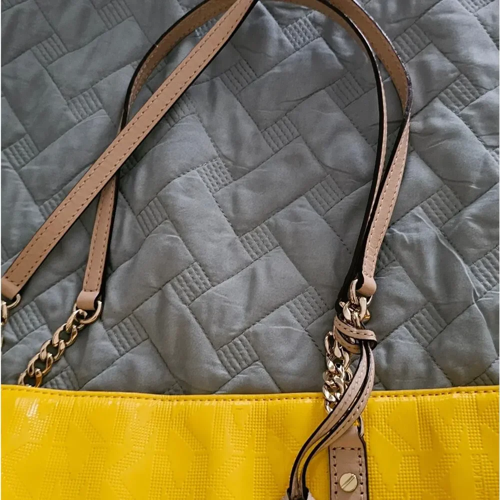 Mustard Yellow Michael Kors Women's Tote Bag